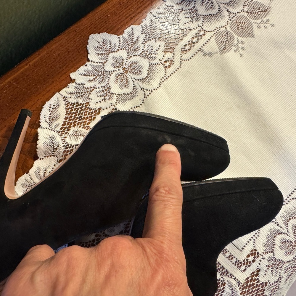 Prada Women's Black Suede Shoes - Picture 15 of 16